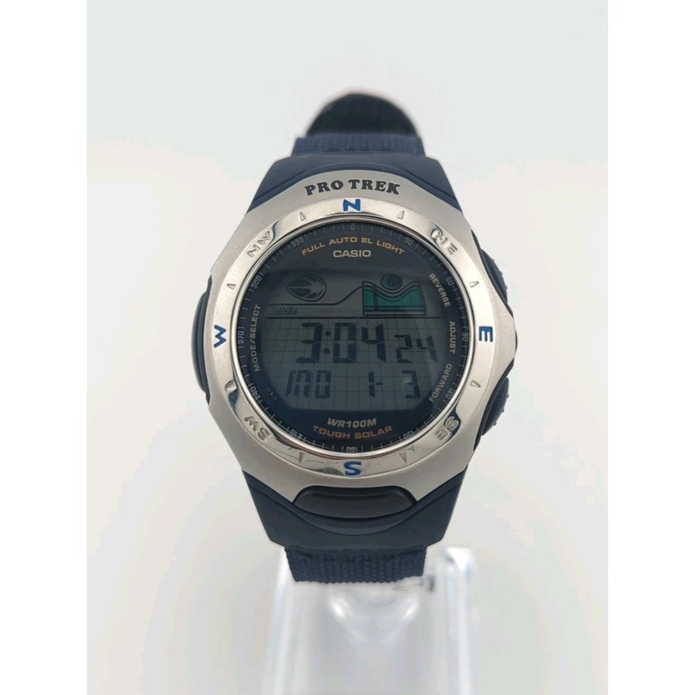 Vintage CASIO Pro-Trek MOONPHASE & TIDE Quartz Digital Watch - 2531 - PRS-201